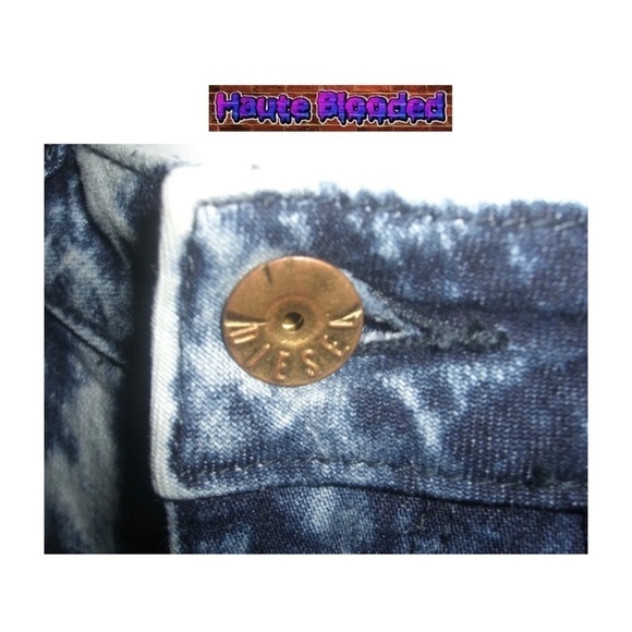 Diesel Jeans Acid Wash Destroyed Blasted Skinny Seen On Celebrity Denim 80's 26 - Picture 4 of 10